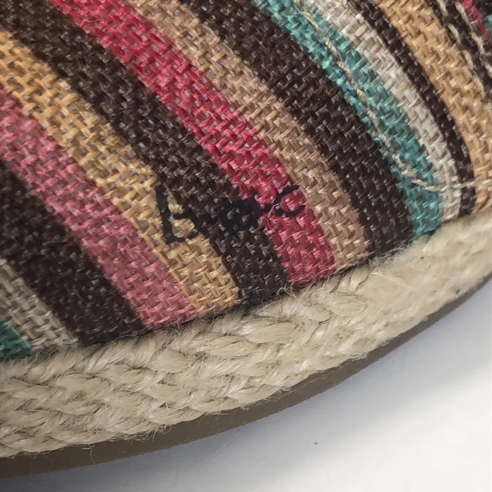 B.O.C Multi-Color Fabric Upper Slip-On Espadrilles size 8